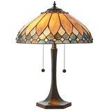 Endon 112183 - Stona lampa Tiffany BROOKLYN, 2x E14/10W/230V, prečnika 40 cm | Eponuda.com