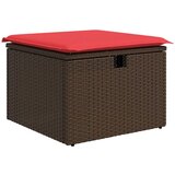  Set sofe 4 kom. Smeđa poliratan | shoptok.hr