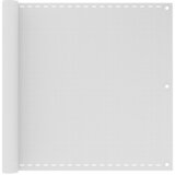 Balkonski zastor bijeli 90 x 300 cm HDPE | shoptok.hr