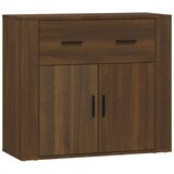  Komoda boja Smeđi hrasta 80x33x70 cm od konstruiranog drva | shoptok.hr
