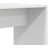 vidaXL Stol s policom s pohranom Bijela 138.5 x 55 x 143 cm Konstruirano drvo | shoptok.hr
