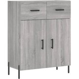  Visoka komoda siva sonome 69,5x34x180 cm od konstruiranog drva | shoptok.hr