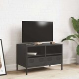 vidaXL TV omarica črna 68x39x43,5 cm hladno valjano jeklo | Shoptok.si