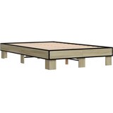  Okvir kreveta boja hrasta 120x200 cm konstruirano drvo i metal | shoptok.hr