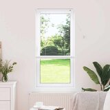vidaXL Zavjesa za prozor sa zavjesama Ostalo Bijela 80 x 130 cm Aluminij | shoptok.hr