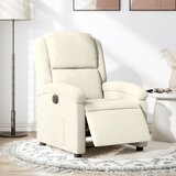 Maison Chic Električni naslanjač - Relax naslanjač krem žamet, (22062178) | Shoptok.si