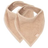 Jollein 2 dijelni set pamučnih podbradnjaka biscuit | shoptok.hr
