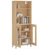  Visoka komoda hrasta sonome 69,5x34x180cm od konstruiranog drva | shoptok.hr