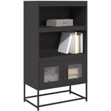 Maison Chic Visoka Komoda - Predalnik črna 68x39x123 cm Jeklo, (21715827) | Shoptok.si