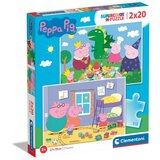 Rappelkist slagalice puzle Peppa Prase 2x20 24778 ( 247783 ) cene