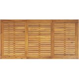  Stol za vrt Siva 160 x 80 x 75 cm Čvrsto drvo akacije | shoptok.hr