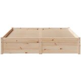 vidaXL Okvir kreveta bez madraca 120 x 190 cm od masivne borovine | shoptok.hr