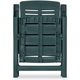 Bistro 3-dijelni bistro set od plastike zeleni | shoptok.hr