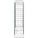  Gabionska košara s lukom 200x50x160/180 cm pocinčano željezo | shoptok.hr
