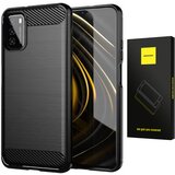 Spacecase OVITEK ZA TELEFON POCO M3 BLACK CARBON, (21963623) | Shoptok.si