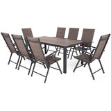 Ibiza set namještaja 185 cm siva / taupe 8+1 | shoptok.hr