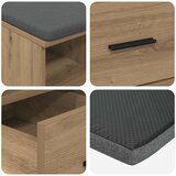  Klupa za cipele s jastučićem Hrast artisan 60 x 38 x 46 cm | shoptok.hr