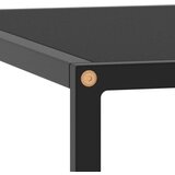 vidaXL stolić za kavu crni s crnim staklom 60 x 60 x 35 cm | shoptok.hr