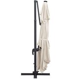  Konzolni vrtni suncobran LED sa stupom 400x300 cm boja pijeska - Pijesak 400 x 300 cm (7 x 5 cm) 1 | shoptok.hr