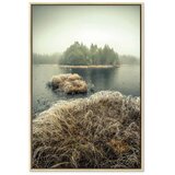  Slika - Autumn in the Wetlands (1 Part) Vertical 40x60 U prirodnom drvenom okviru | shoptok.hr