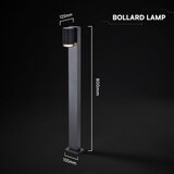  Spoljna lampa 1xGU10/10W/230V IP44 80 cm crna | Eponuda.com