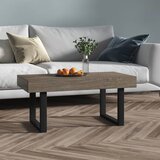 The Living Store Klubska mizica siva in črna 90x45x40 cm MDF in železo - Klubska Mizica, (21573780) Cene
