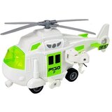  Automobil na baterije s helikopterom u mjerilu 1:16 - zeleno/bijeli | shoptok.hr