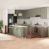 vidaXL Ograda za pse z vrati zložljiva 10 panelov rjava 800 cm les | Shoptok.si