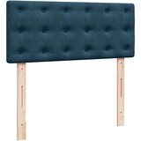  s oprugama i madracem plavi 120 x 200 cm baršun | shoptok.hr