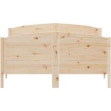  Okvir kreveta s uzglavljem 120x190 cm od borovine | shoptok.hr