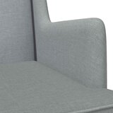  Ljuljačka Svijetlo siva 62 x 80 x 85 cm tkanina | shoptok.hr
