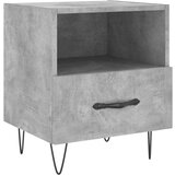 vidaXL Noćni ormarići 2 kom boja betona 40x35x47 5cm konstruirano drvo | shoptok.hr
