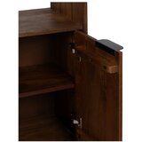 Ixia Smeđa biblioteka od masivnog manga 60x190x30 cm Sagara – | shoptok.hr