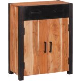 vidaXL Buffeti in stranske omare s predalom s polico s shranjevanjem z vrati Rjava 55 x 30 x 75 cm | Shoptok.si