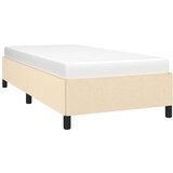  Posteljni okvir krem 90x190 cm blago, (20794909) | Shoptok.si