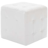  Tabure 2 kom bijeli 30 x 30 x 30 cm od umjetne kože | Eponuda.com