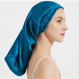 INF Dolga satenasta spalna kapa za ženske, mehka svilnata spalna kapa za dolge lase Blue, (21685580) | Shoptok.si