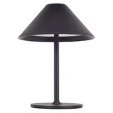 Kelu Liberty lampa, mini aluminijska stolna svjetiljka s crnom baterijom od 3W | shoptok.hr