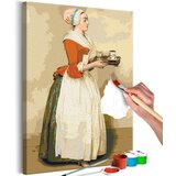  Slika za samostalno slikanje - The Chocolate Girl 40x60 | shoptok.hr