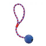 Nobby bodičasta žoga z zvončkom in vrvjo - 7 cm | Shoptok.si