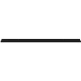  Zidne police 4 kom crne 115 x 9 x 3 cm | shoptok.hr