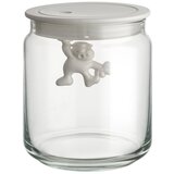 Alessi Steklena doza z belim pokrovom Gianni 10,5cmxh12 / 700m / steklo, (20457131) | Shoptok.si