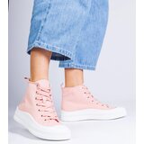 Gemre Pink high platform sneakers Guerrino | Shoptok.si