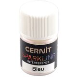 Cernit pjenušavi liskun u prahu za polimernu masu | 5 g interference blue Cene