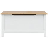  Kutija za spremanje HILL Bijela i medeno smeđa 90 x 40 x 45 cm | shoptok.hr