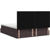  Podesivi krevet s madracem Tamno smeđa 140 x 200 cm Tkanina | shoptok.hr