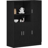 vidaXL 2-dijelni set kuhinjskih ormarića od crnog konstruiranog drva | shoptok.hr