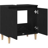  Kupaonski ormarić za sudoper Crni hrast 58 x 33 x 60 cm | shoptok.hr