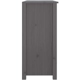  Komoda siva 100 x 35 x 74 cm od masivne borovine | shoptok.hr