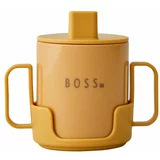 Design Letters Senf žuta dječja šalica Mini Boss